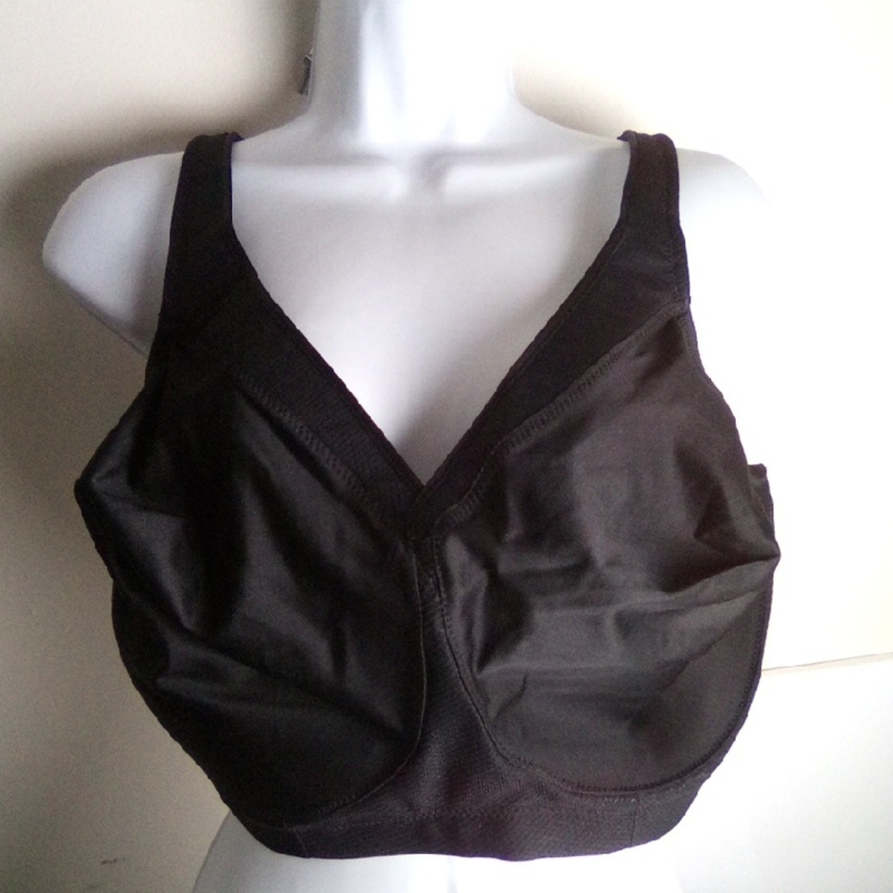 GLAMORISE Black Women's Intimate Bra SIZE 40 J New No Tag